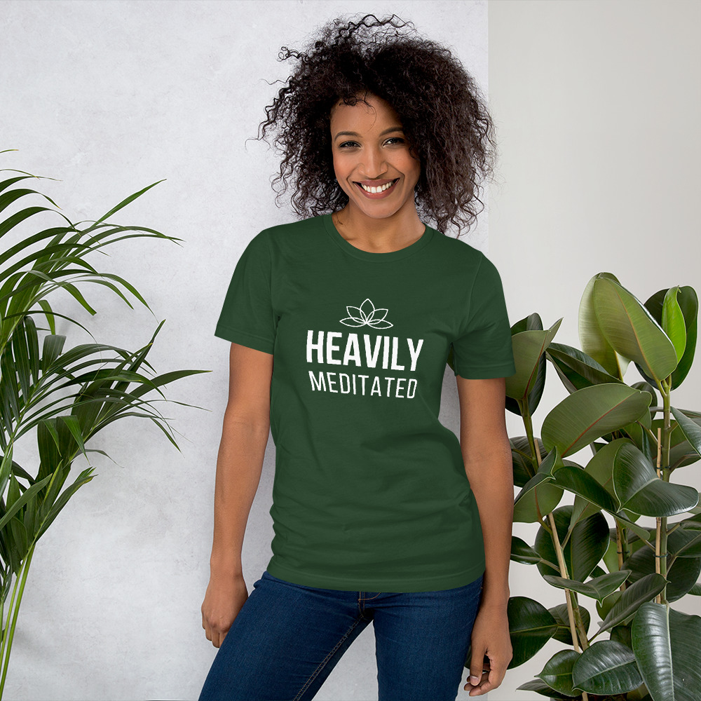 heavily meditated women's t shirt