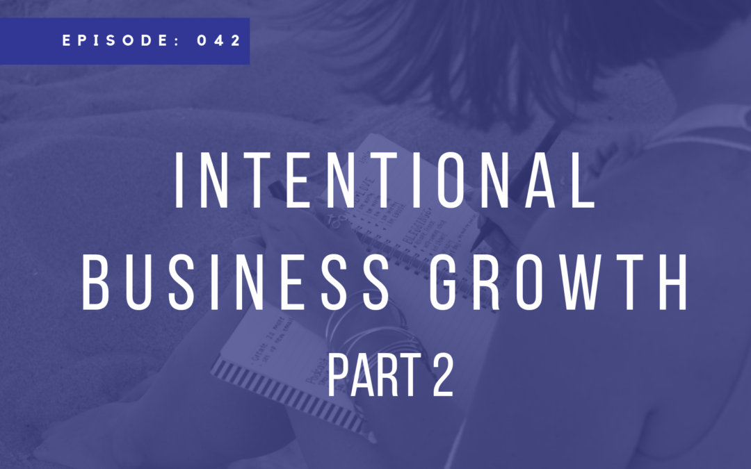 Intentional Business Growth pt 2